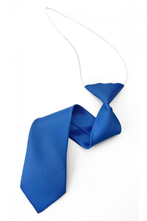 Krawat chłopięcy niebieski K1