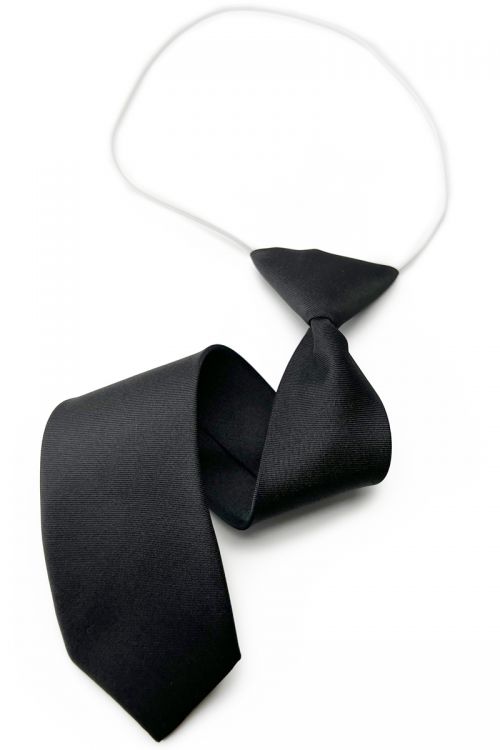 Krawat chłopięcy czarny K5