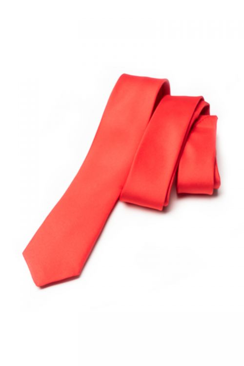 Krawat młodzieżowy czerwony